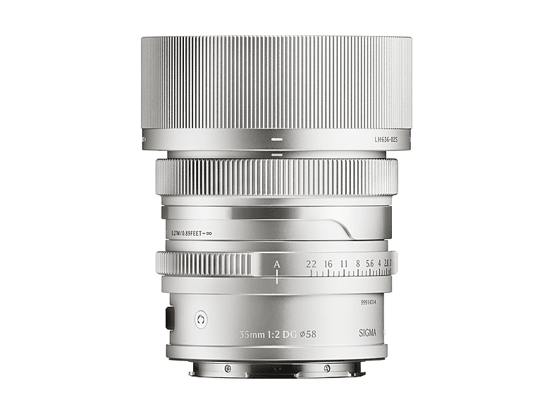 OBIETTIVO SIGMA 35/2 (C) DG L-MOUNT Lunghezza focale fissa, compatibilità Panasonic L-Mount