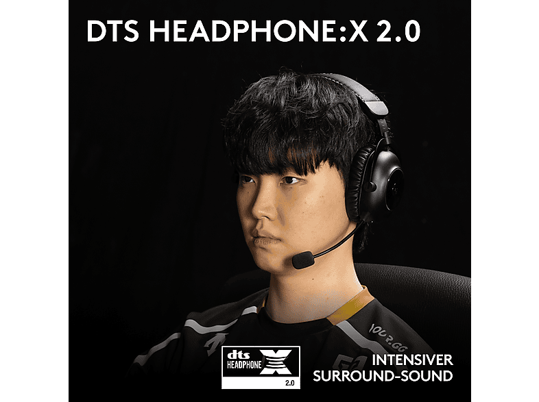 LOGITECH G pro X 2 Lightspeed Kabelloses Gaming Headset, Blue VO!CE, Bluetooth, 7.1 Surround-Sound, Weiß — Foto 5 von 5