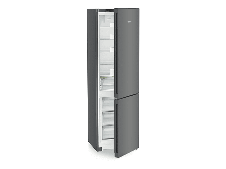 LIEBHERR CNdgc 5703 Pure Kühlgefrierkombination (C, 371 l, 2015 mm hoch, Tür: Stahl & Gehäuse: DarkGrey)
