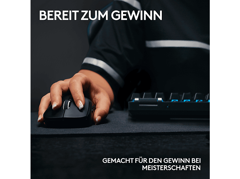 LOGITECH G pro X Superlight 2 Lightspeed Kabellose Gaming Maus, LightForce Switches, kompatibel mit PowerPLAY, 60 Gramm, Weiß — Foto 4 von 5