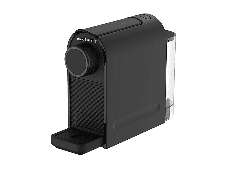Melchioni Family Corposa Plus, Macchina Caffè Espresso, Compatibile con Capsule Nespresso, 1400 W, 20 Bar, serbatoio acqua 0,5 L, Nero Macchina Caffè