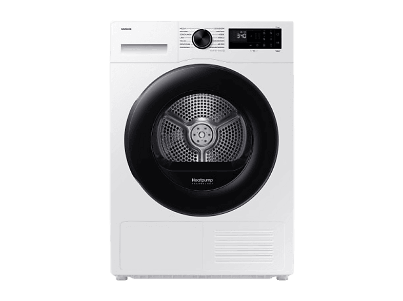 Samsung DV90DG52A0AEEC, 9 kg, 14 programas, Hygiene Care, Inteligencia Artificial y SmartThings Clase C, Blanco