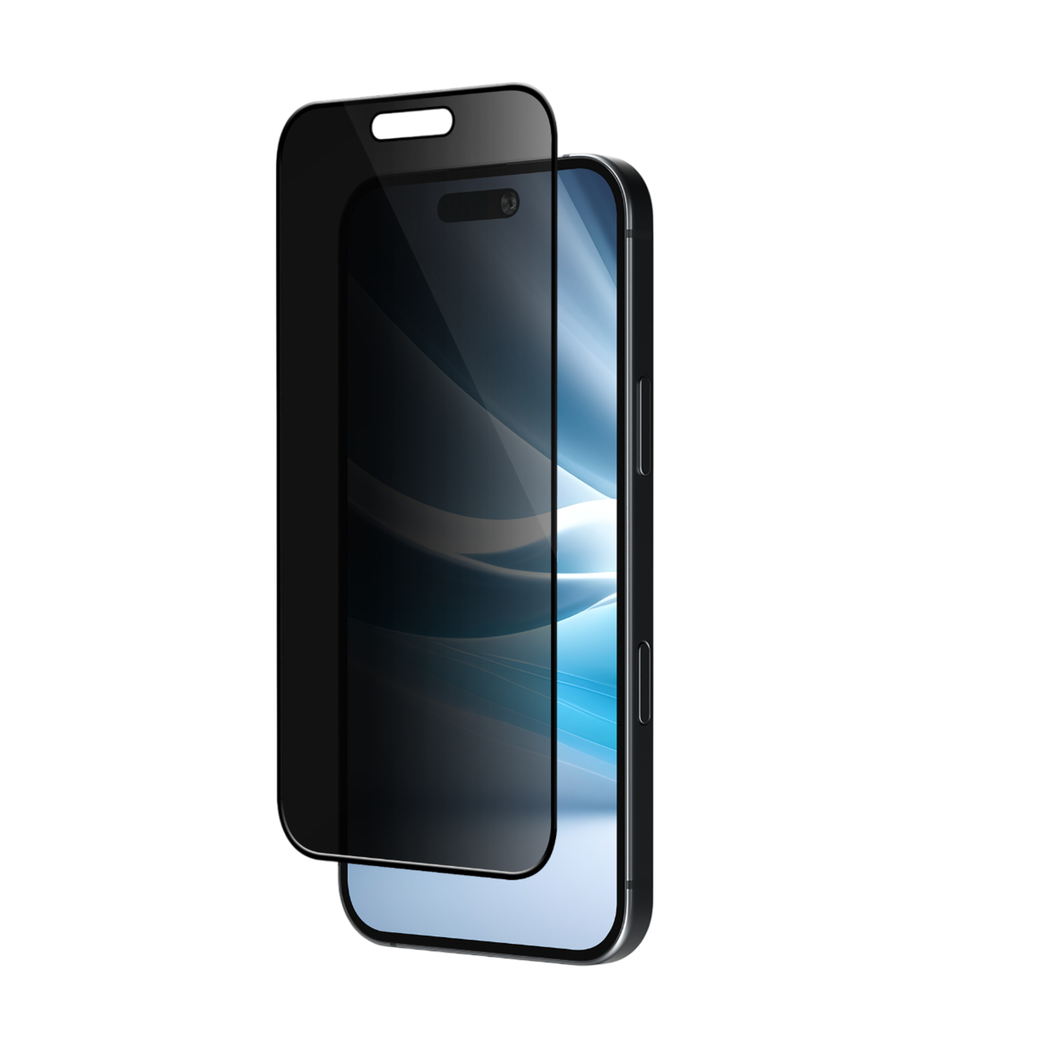 Isy Ipg-4001-2.5d Screenprotector Voor Apple Iphone 16 Pro Max Zwart