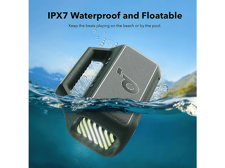 Głośnik mobilny SOUNDCORE Boom 2 Zielony – zdjęcie 2