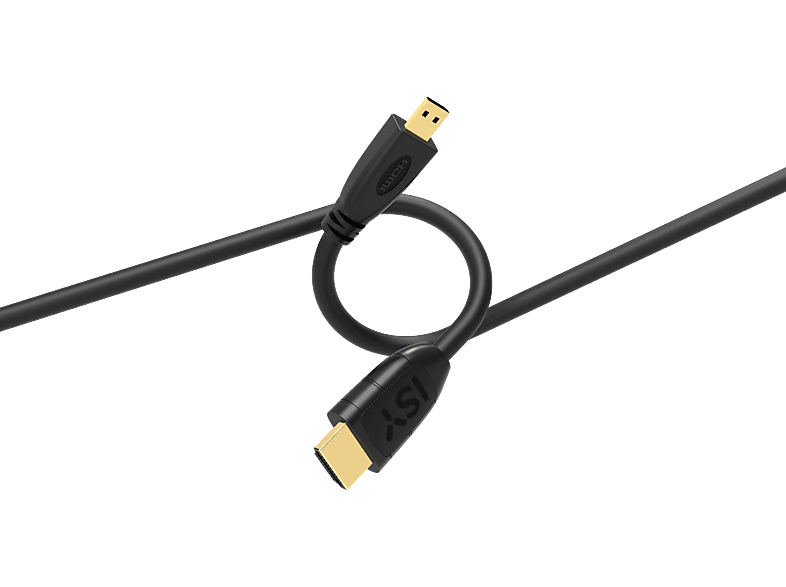 Kabel HDMI - microHDMI ISY IHD-9041 1.5m Czarny