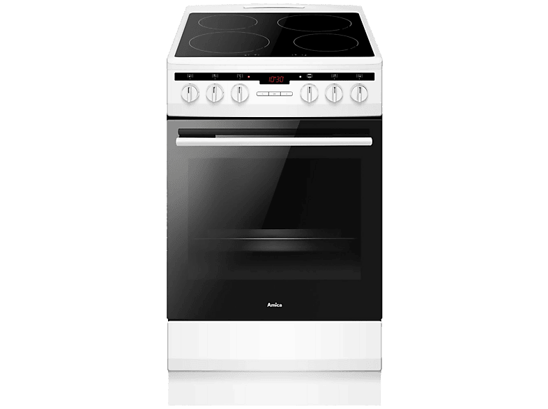 Kuchnia indukcyjna AMICA 57IE3.323PaHTaDp(W) Pizza Biały