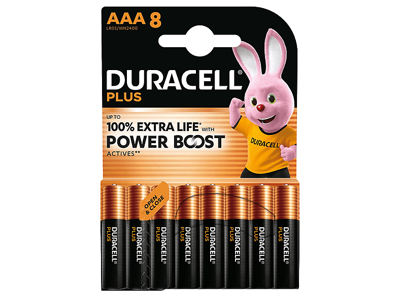 Duracell Plus Micro AAA, 8er-Pack; Batterie — Foto 2 von 2