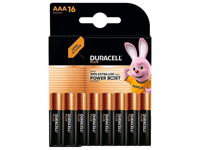 Duracell Plus Micro AAA, 16er-Pack; Batterie — Foto 2 von 2