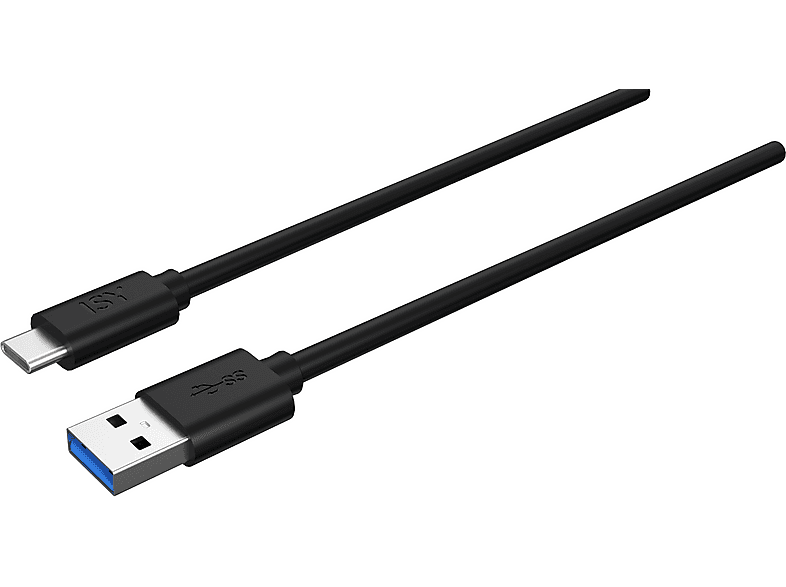 Kabel ISY IUC-1029 USB-A do USB-C 3.2 1,5 m Czarny – zdjęcie 3
