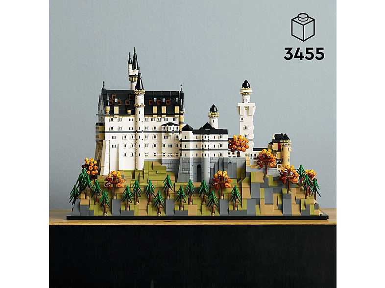 Thumbnail - LEGO Architecture 21063 Schloss Neuschwanstein Bausatz, Mehrfarbig