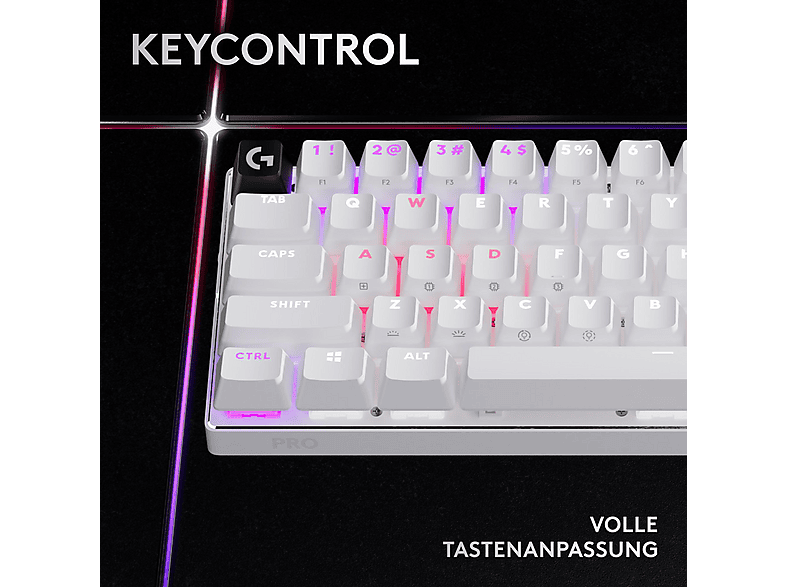 Thumbnail - LOGITECH G PRO X 60 LIGHTSPEED, Gaming Tastatur, Mechanisch, Sonstiges, kabellos, White