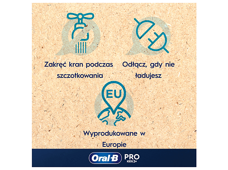 Oral-B Pro Kids 3 Frozen + etui – zdjęcie 2