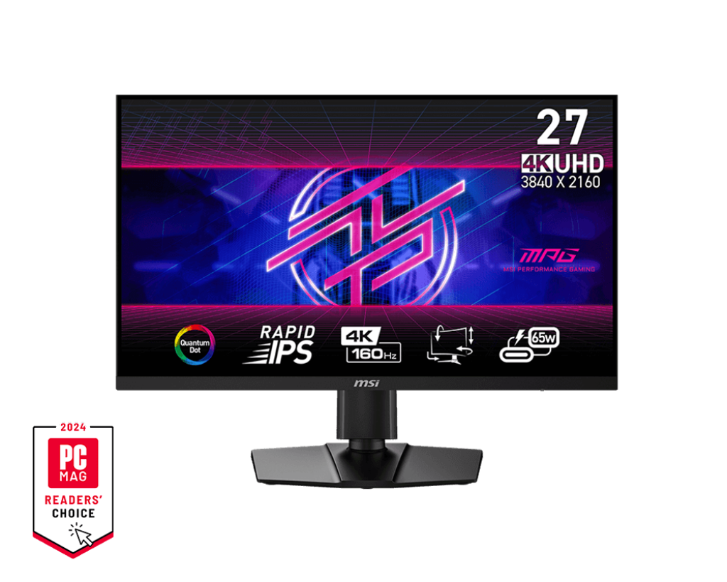 MSI MPG 274URF QD 27'' Sík UHD 160 Hz 16:9 IPS LED Gamer Monitor