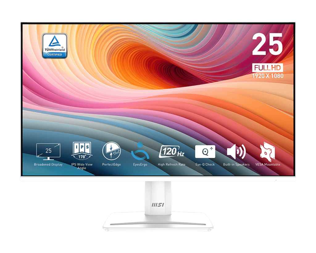 MSI PRO MP251W E2 24,5'' Sík FHD 120 Hz 16:9 IPS LED Monitor