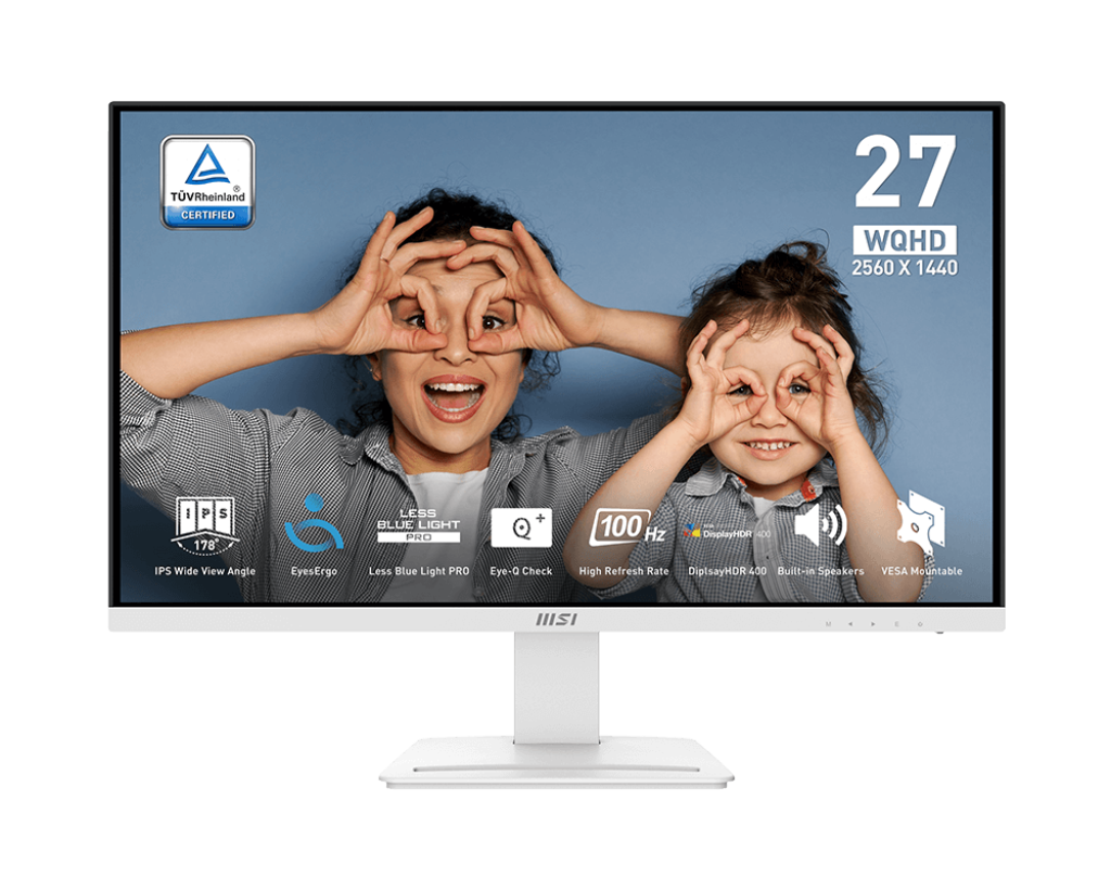 MSI PRO MP273QW E2 27'' Sík WQHD 100 Hz 16:9 IPS Monitor