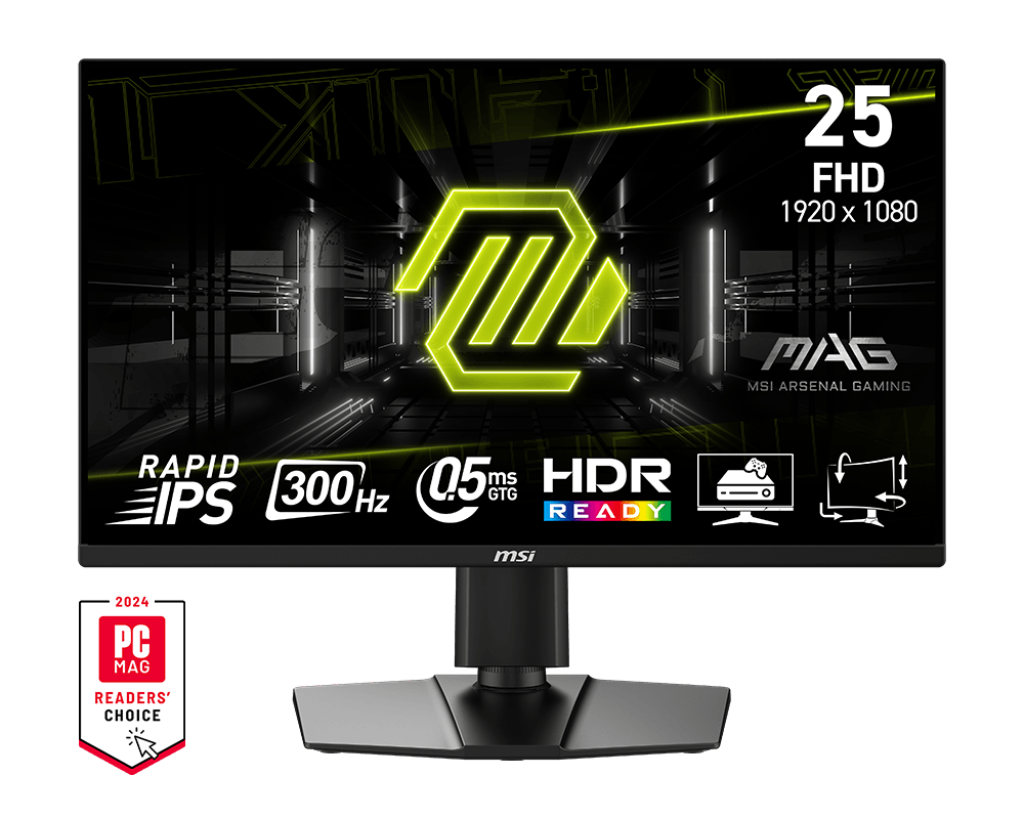 MSI MAG 255PXF 24,5'' Sík FHD 300 Hz 16:9 IPS LED Gamer Monitor