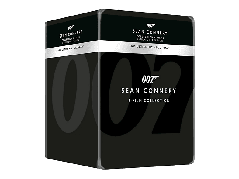 James Bond Sean Connery Collection Steelbook 4K Ultra HD Bluray