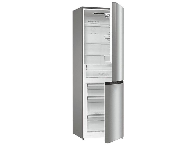 GORENJE NRK61CS2XL4 Kühlgefrierkombination (C, 300 l, 1850 mm hoch, Silber)