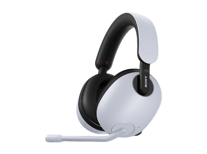 SONY Inzone H5 Kabelloses Gaming-Headset– PC/PS5, 360° Spatial Sound für Gaming, 28 h Akkulaufzeit, geringe Latenz, komfortables Design, Mic mit KI, Weiß; Gaming Headset