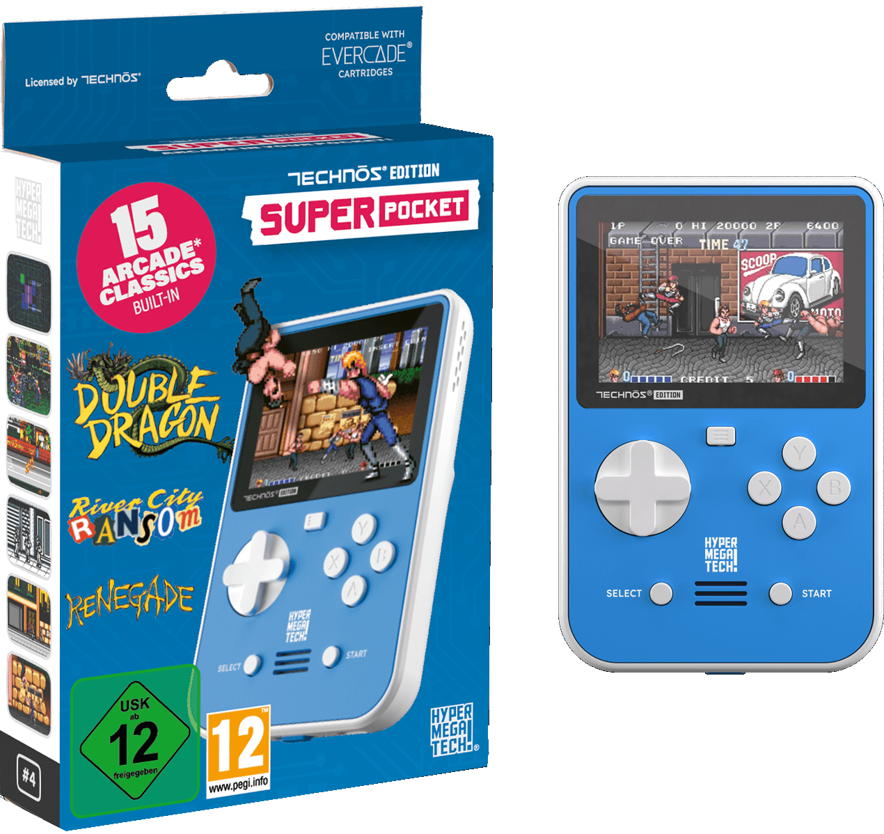 Double POCKET Evercade　SUPER Dragon Pocket」の予約 タイトー/カプコンのゲームを10本以上収録した「Super 青 その他