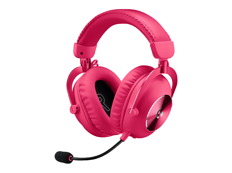 LOGITECH PRO X 2 LIGHTSPEED, Over-ear Gaming Headset Bluetooth Magenta