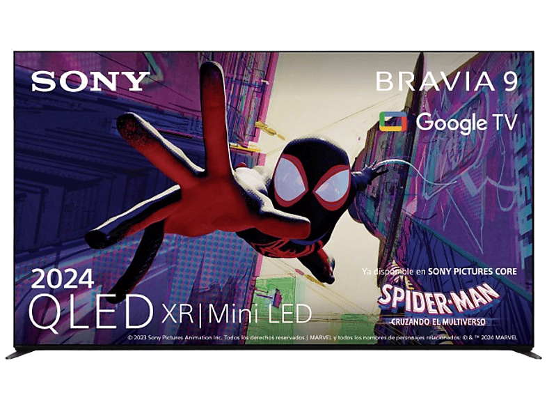 Sony Bravia 9, MiniLED, 4K HDR, Google Smart 2024, Gaming PS5, IMAX Enhanced, Dolby Atmos/Vision, Chromecast, Airplay, 120Hz, 65XR90