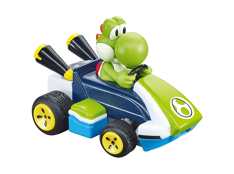 CARRERA RC 2.4 GHz Mario Kart(TM) Mini RC, Yoshi (Paperbox) RC-Fahrzeug, Mehrfarbig