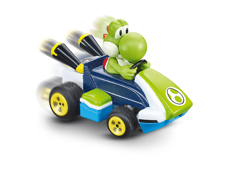 CARRERA RC 2.4 GHz Mario Kart(TM) Mini RC, Yoshi (Paperbox) RC-Fahrzeug, Mehrfarbig