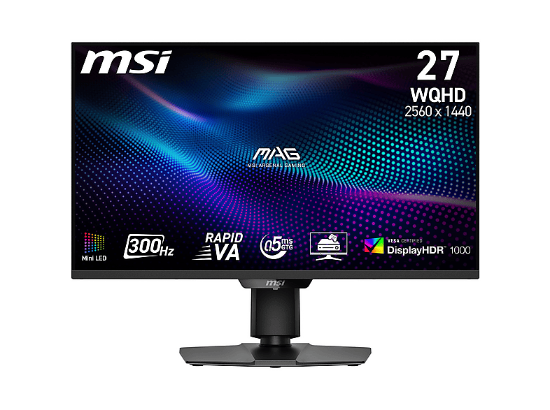 MSI MAG 274QPFDE X30MV 27 Zoll  WQHD  Gaming-Monitor  0,5 ms Reaktionszeit 300 Hz 