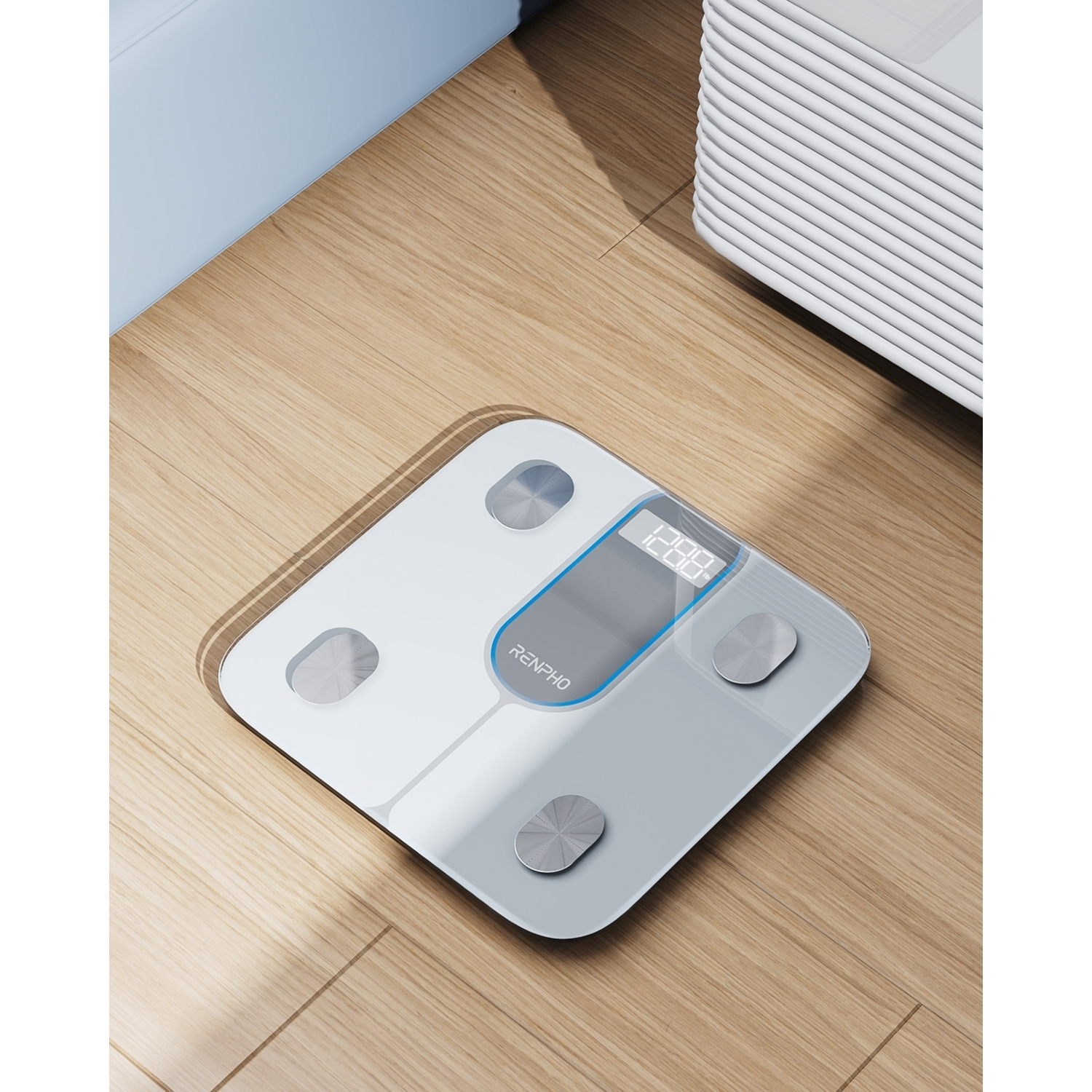 Miezaan BodyPulse Bilancia Intelligente 8 Elettrodi – Vetro Temperato, 56 Metriche, WiFi/Bluetooth, BMI, Grasso, Muscoli - 3