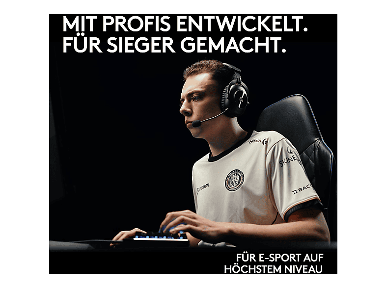 Thumbnail - LOGITECH PRO X 2 LIGHTSPEED + Stand, Over-ear Gaming-Headset Ständer Bluetooth Schwarz