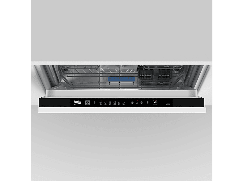 Beko BDIN36440 Geschirrspüler (vollintegrierbar, Besteckkorb, 598 mm breit, 46 dB(A), C, Schwarze Bedienblende) — Foto 2 von 5