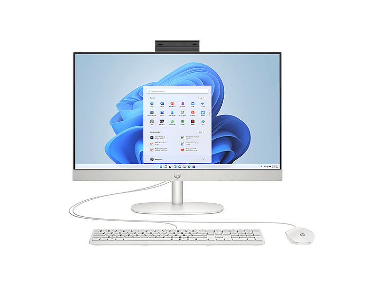 HP All-in-One 24-cr0016nl Aio, 23,8", Intel Core I5 1335U, 8 GB, 512 GB Ssd, Shell White PC ALL IN ONE