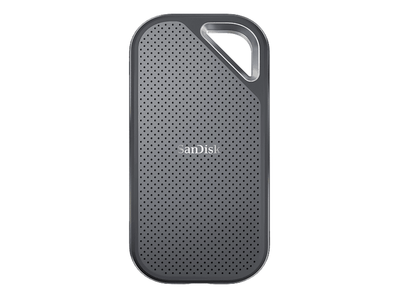 SANDISK Extreme PRO Portable Festplatte, 2 TB SSD, extern, Grau