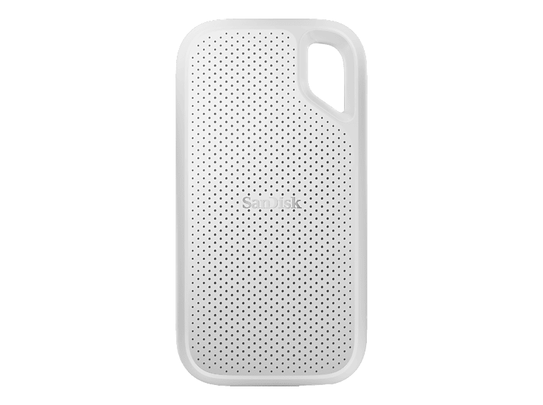 SANDISK Extreme Portable Festplatte, 2 TB SSD, extern, Weiss