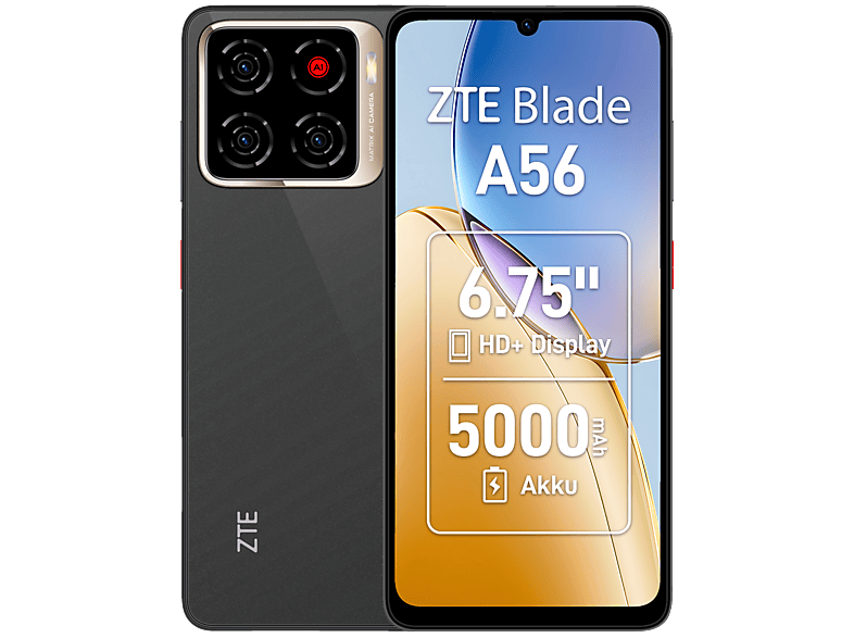 ZTE Blade A56 64 GB Celestial Black Dual SIM