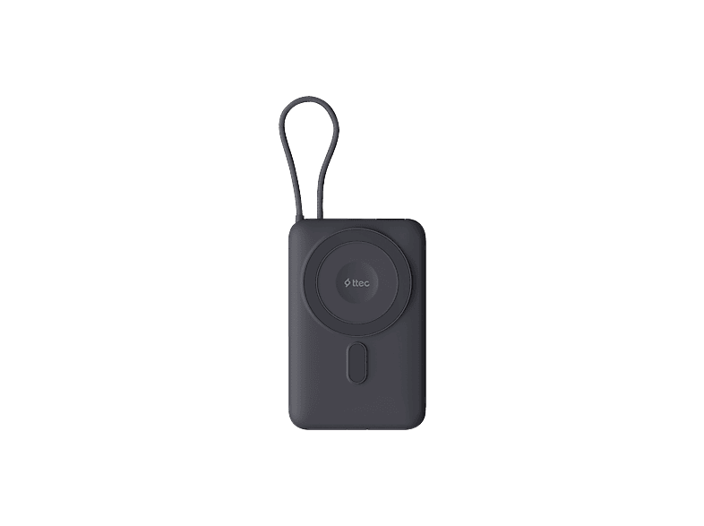 TTEC 2BB230GR ReCharger LCD 10.000mAh MagSafe PD 20W USB-C Dahili Kablolu Stantlı Taşınabilir Şarj Cihazı