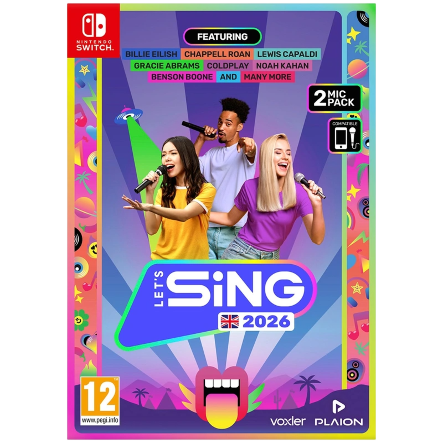 Koch Software Let's Sing 2026 2-mic Pack Uk Switch