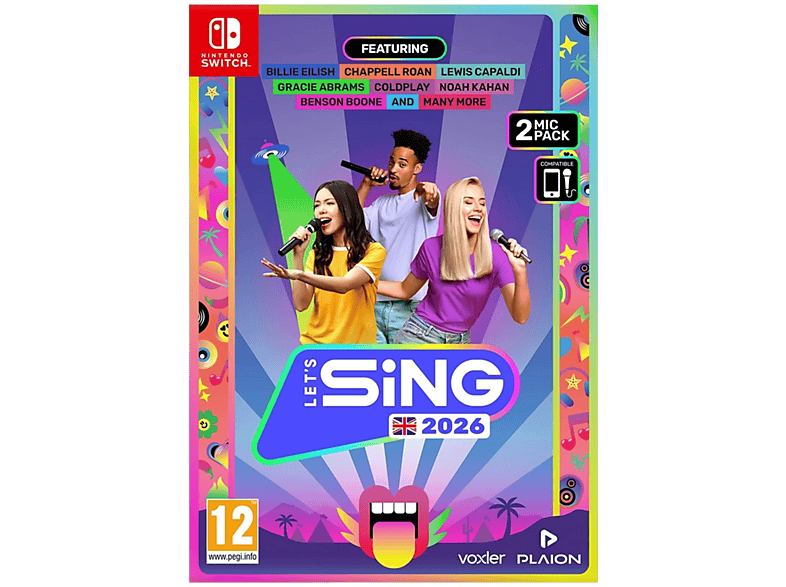 Let's Sing 2026: 2-mic Pack Nintendo Switch