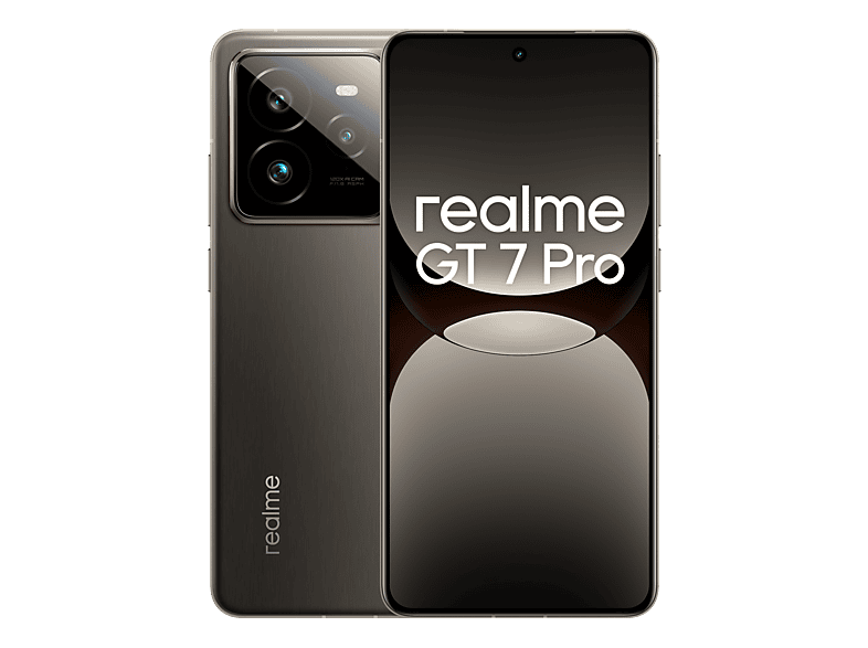realme GT7 Pro, Gris, 256 GB, 12 GB RAM, 6.78  AMOLED Full HD+ 120Hz, Qualcomm Snapdragon® 8 Elite, 6500 mAh + Cargador 120W