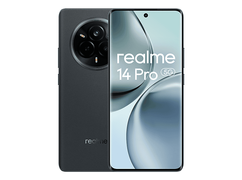 realme 14 Pro, Gris, 256 GB, 8 GB RAM, 6.77 De visión Curva, 120 Hz, MediaTek Dimensity 7300E, 6000 mAh