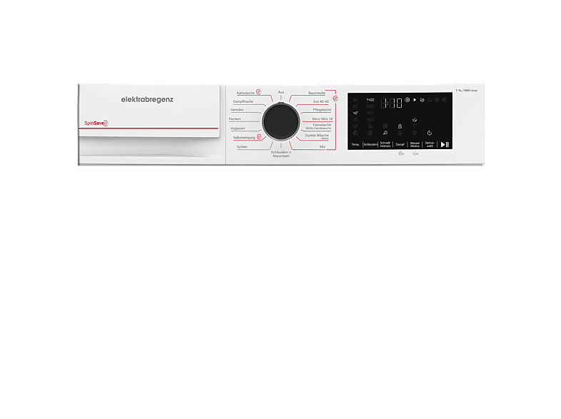 Elektra Bregenz WAFX91440T Waschmaschine (9 kg, 1351 U/Min., A, Frontlader) — Foto 3 von 5