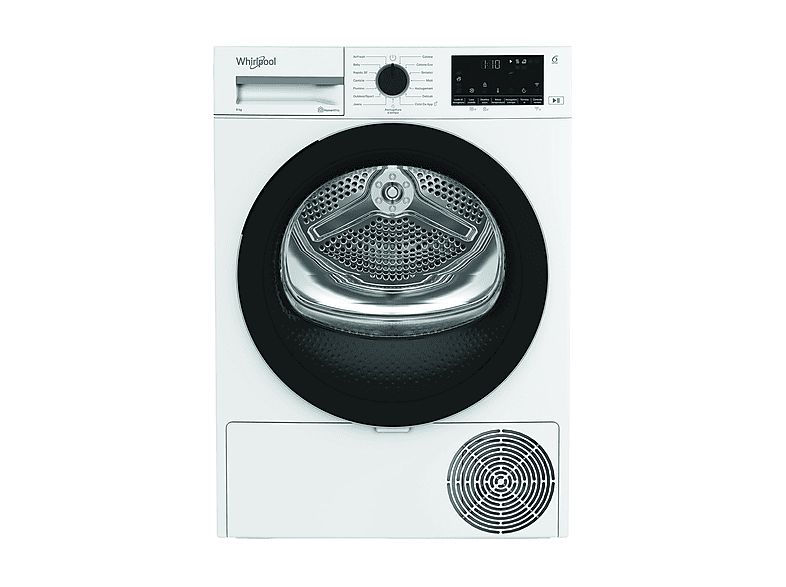 Asciugatrice WHIRLPOOL C WD 103M WBS IT,a pompa di calore,10 Kg,  profondità  60,7 cm, Iron touch, Classe D