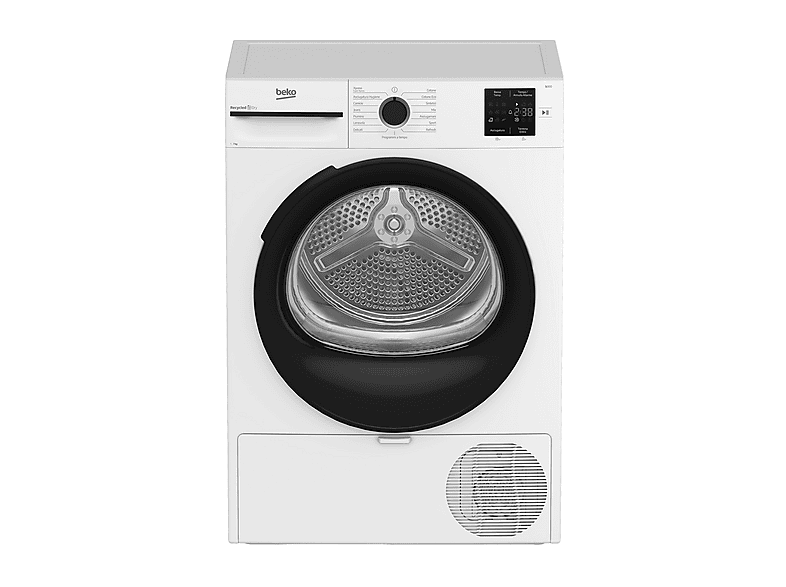 Asciugatrice BEKO BMTMW73EB, a pompa di calore, 7 Kg, profondità 54,5 cm, funzione ProSmart, EcoGentle, Classe D
