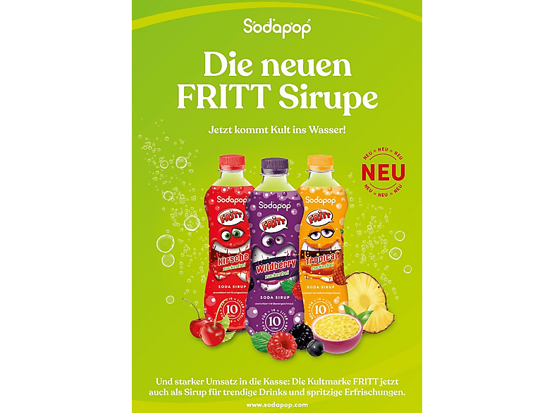 Sodapop Fritt Tropical Ohne Zucker Sirup 100ml — Foto 2 von 2