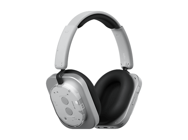 Auriculares inalámbricos - Nothing Headphone (1), Circumaurales, Bluetooth, Cancelación de Ruido, Hasta 80h Autonomía, Blanco