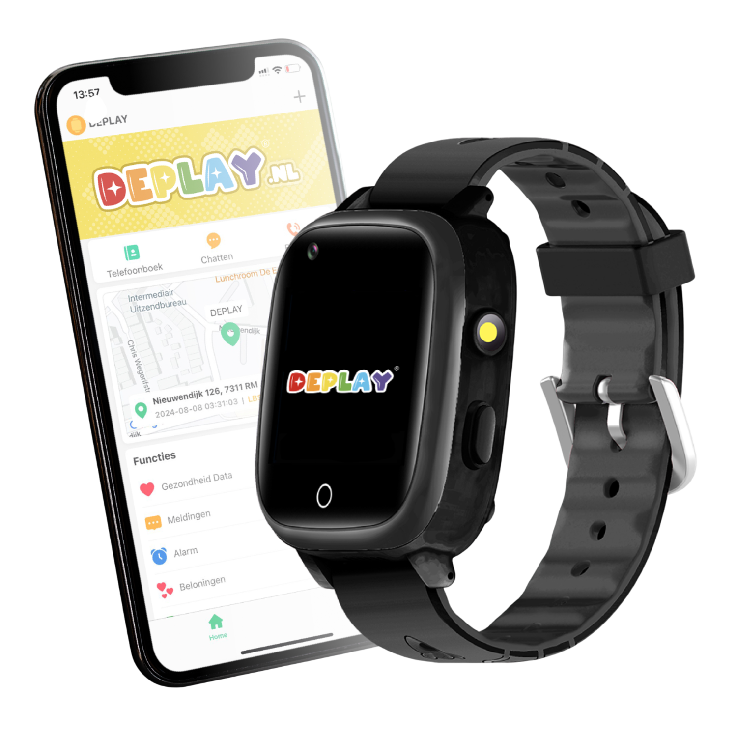 Deplay 4g Kidswatch - Zwart