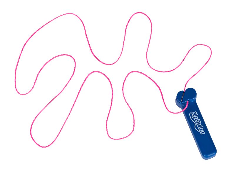 ZIP STRING ZipString Spielzeug Blau