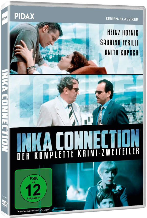 DVD-Cover: Oben Männer und Frauen, in der Mitte Männer, Filmtitel und Besetzung unten. Grünes FSK-Logo.
