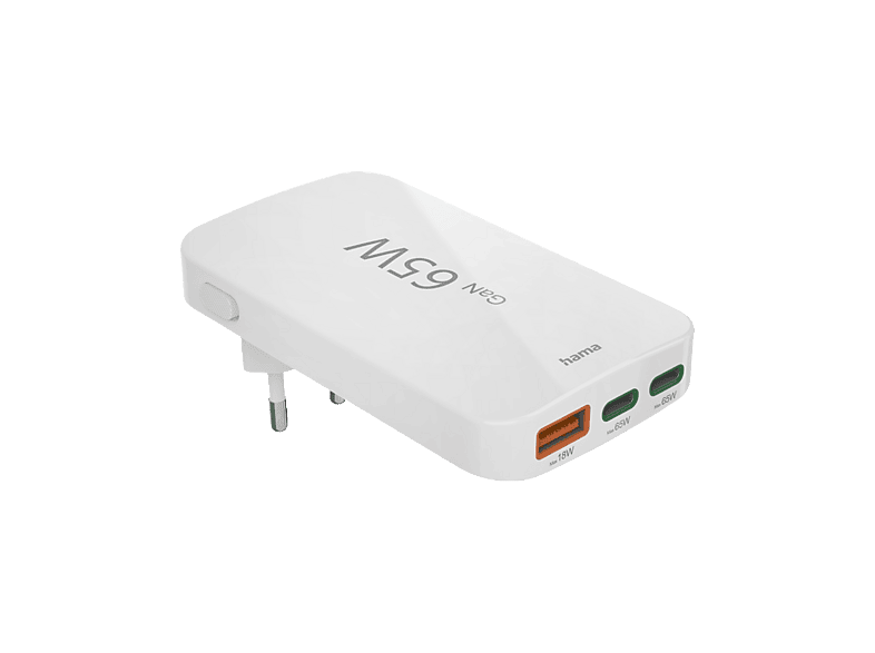Thumbnail - HAMA Flach USB-C Netzteil Universal, Weiß